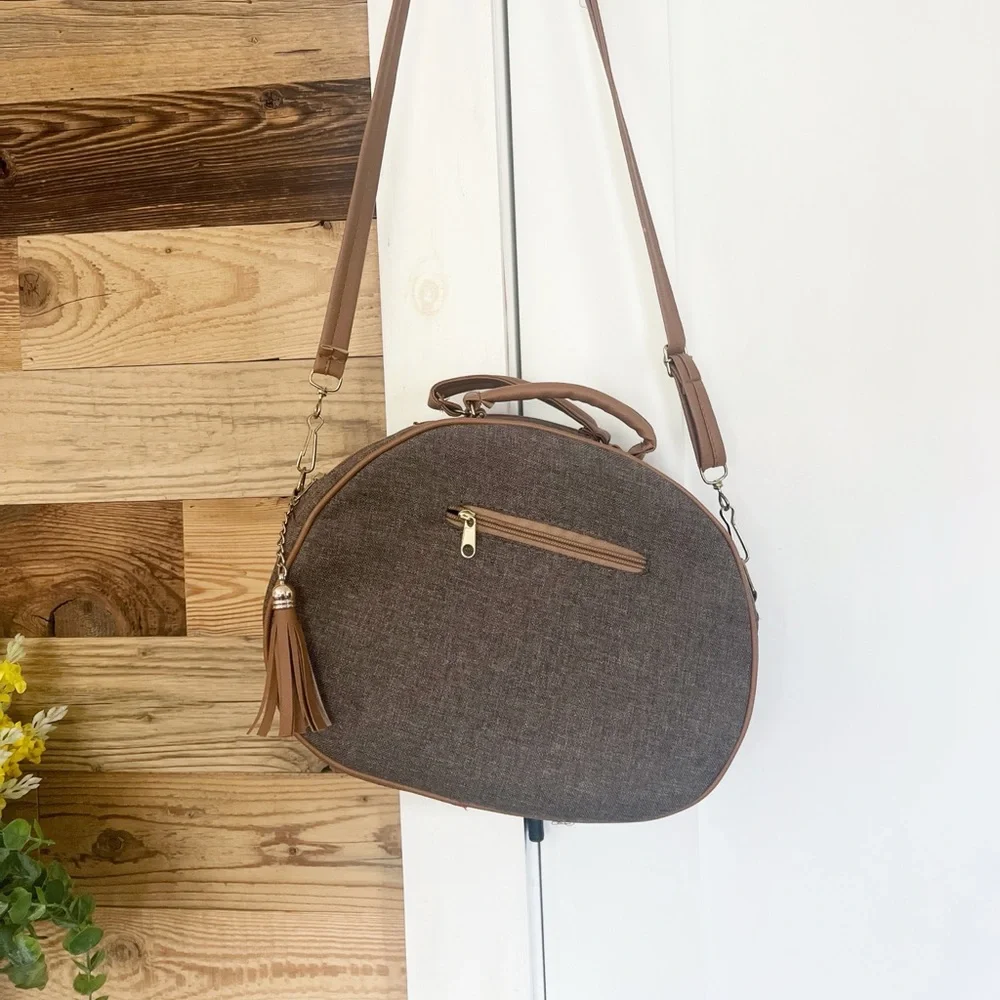 Belo Horizonte Since 1965 Embroidered Artisan Round Bag - Picture 10 of 11